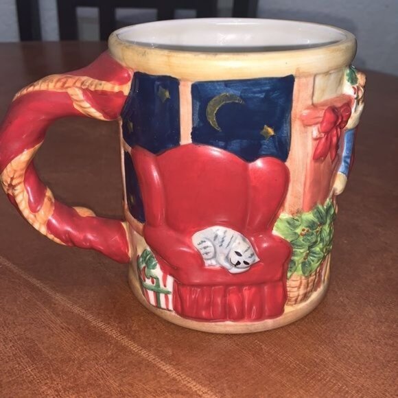 Christmas 3D Ceramic Mug By Susan Winget - Picture 3 of 7